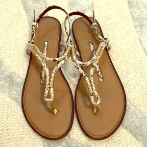 5 for $14 - New Direction Snake Skin Sandals